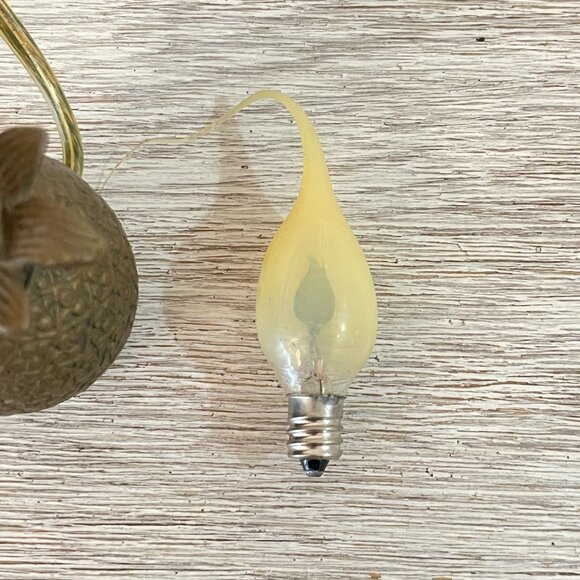 Vintage Brass Pineapple Candlestick Light Lamp Impulse Giftware - Picture 6 of 7